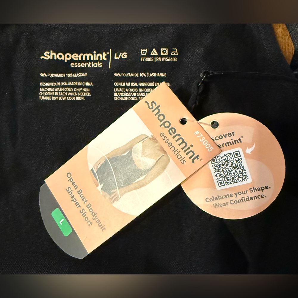 Shapermint Black Women's Tank Bodysuit - Picture 3 of 3